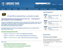 Tablet Screenshot of lawrenceparktwp.org